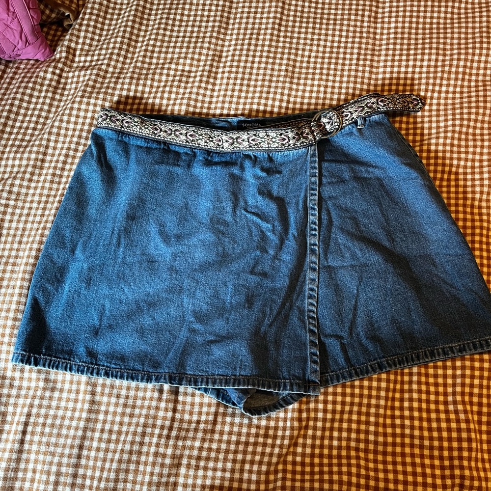 Sonoma Blue Denim Skort